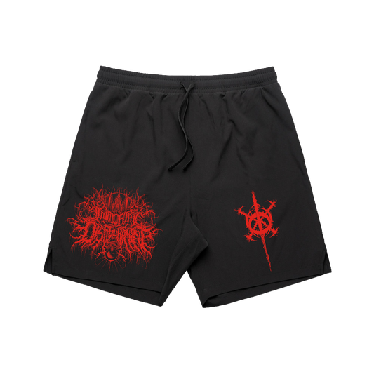Athletic Logo Shorts - Red